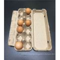 Disposable waterproof Pulp egg tray chicken egg cartons 4x3 cells